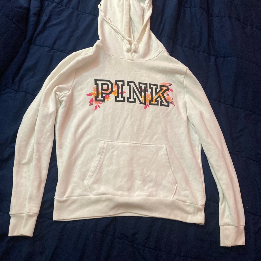 pink pullover hoodie